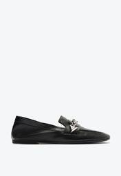 Sapato Mocassim Preto Schutz Couro Corrente