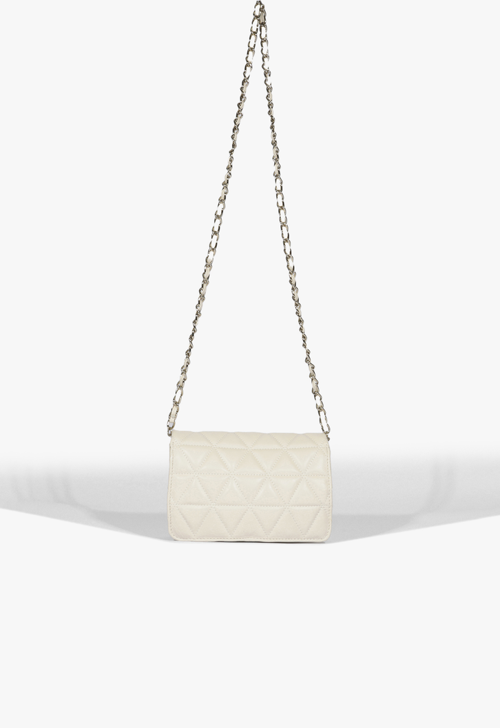 Bolsa Tiracolo Branca Schutz Pequena 944 Couro
