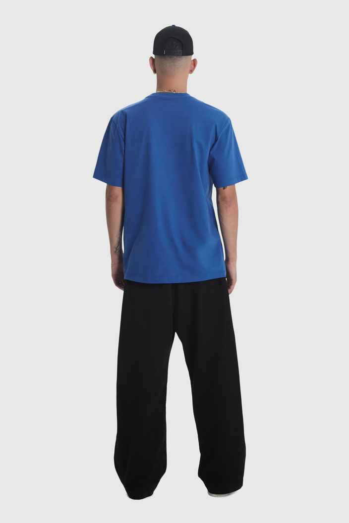 Camiseta Azul Baw Clothing Regular Pocket Revival Station