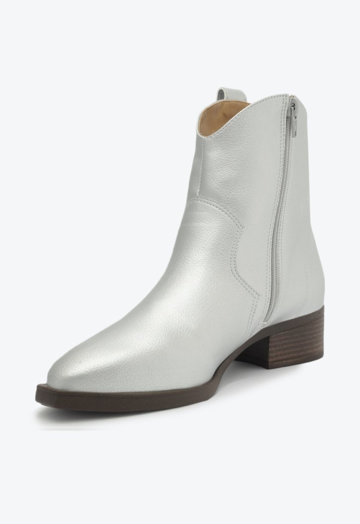 Bota Cano Curto Prata Western