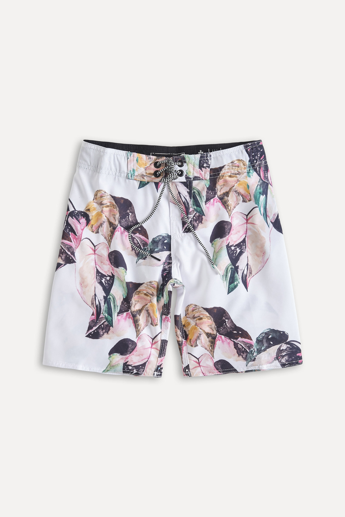 Bermuda Branco Reserva Mini Estampado Fantasia