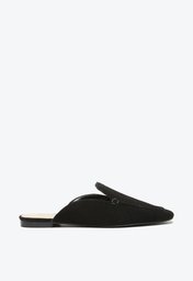 Sandália Mule Preta Schutz Comfy Suede