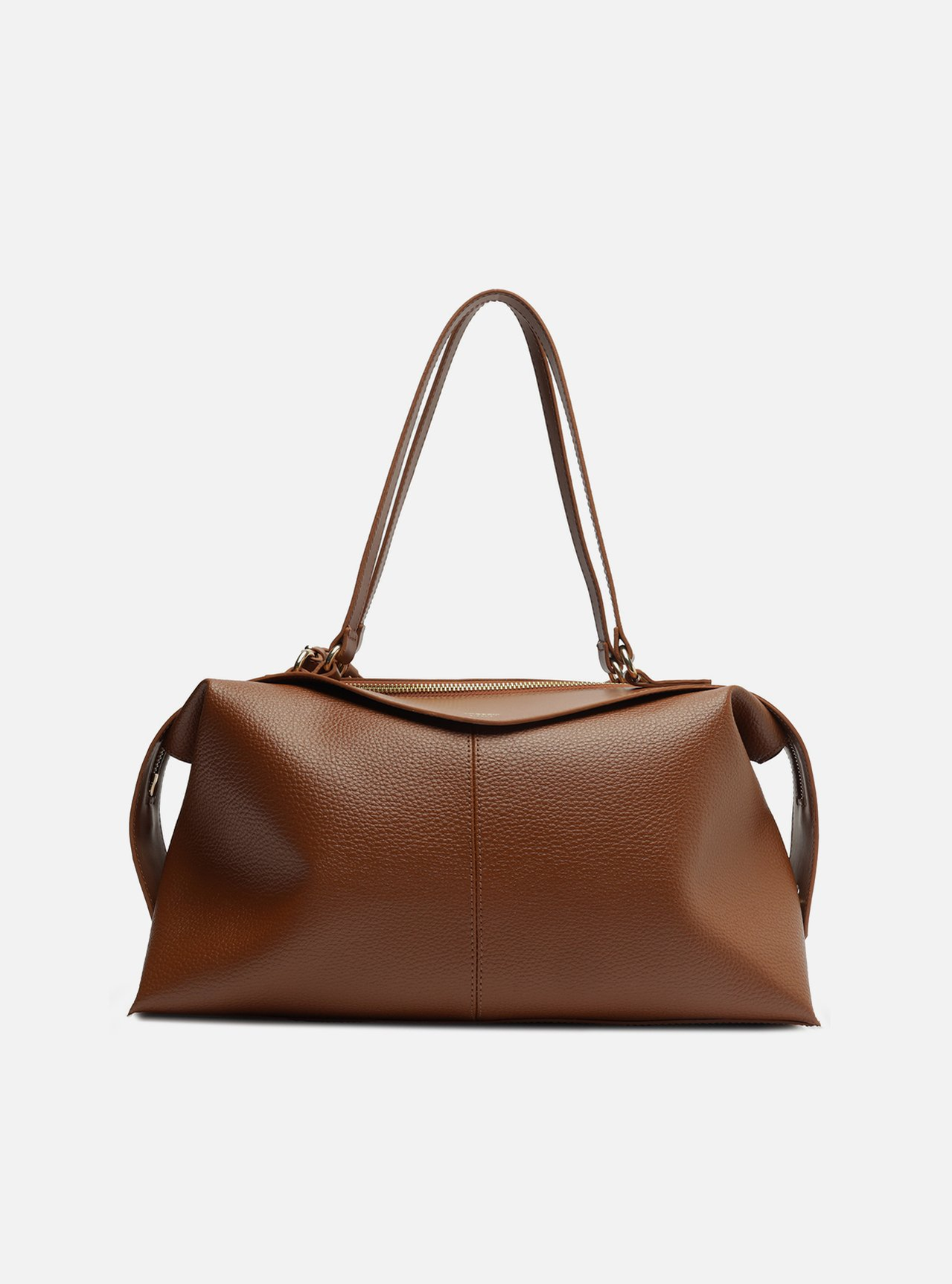 Bolsa Bowling Marrom Grande Mix Texturas Bolsa Bowling Marrom Grande Mix Texturas