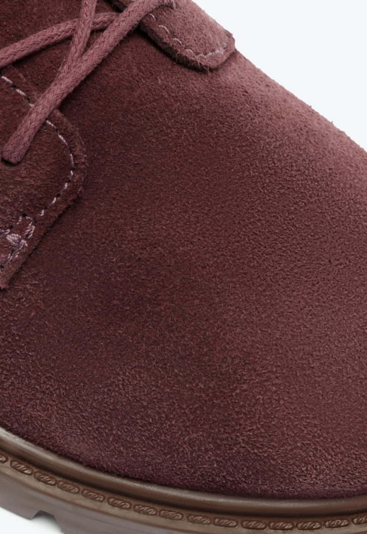BOTA COTURNO TRATORADO CLASSIC COURO VERMELHA