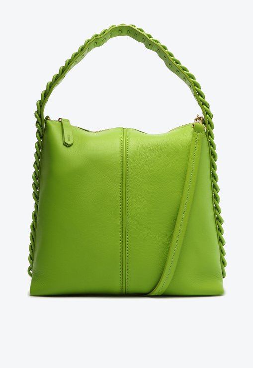 Bolsa Hobo Randall Couro Verde