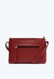 Bolsa Tiracolo Roxa Anacapri Bolso Frontal Média