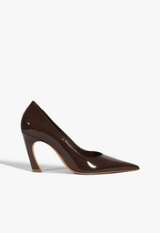 Scarpin Lexi Lo Couro Cinza | ZZ MALL