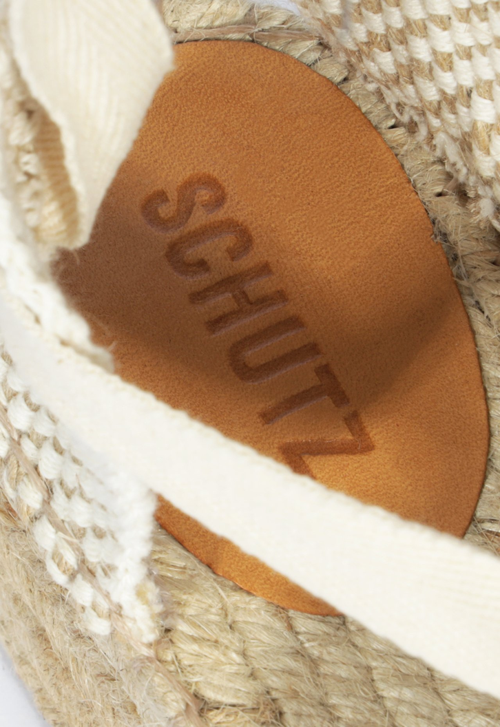 Sandália Plataforma Espadrille Nude