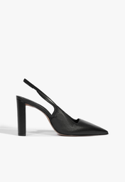 Slingback Preto Schutz Salto Block