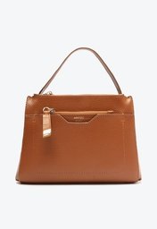 Bolsa Tote Marrom Emily Grande Croco