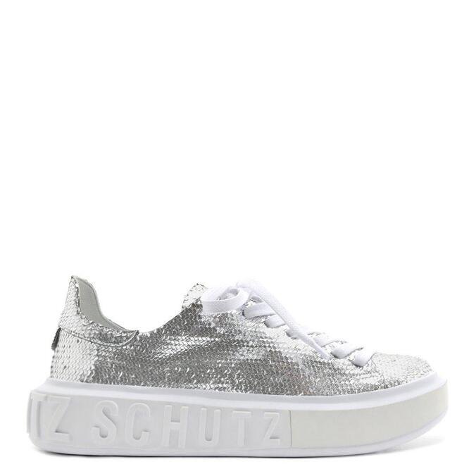 Tênis Schutz It Schutz Snake Glam Prata | ZZ MALL