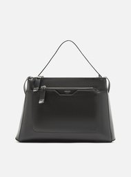 Bolsa Tote Preta Arezzo Emily Grande
