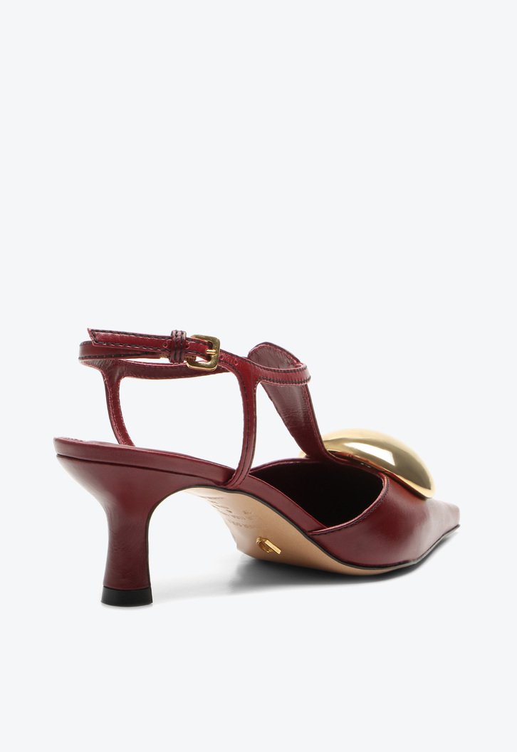 Slingback Olivia Bordô