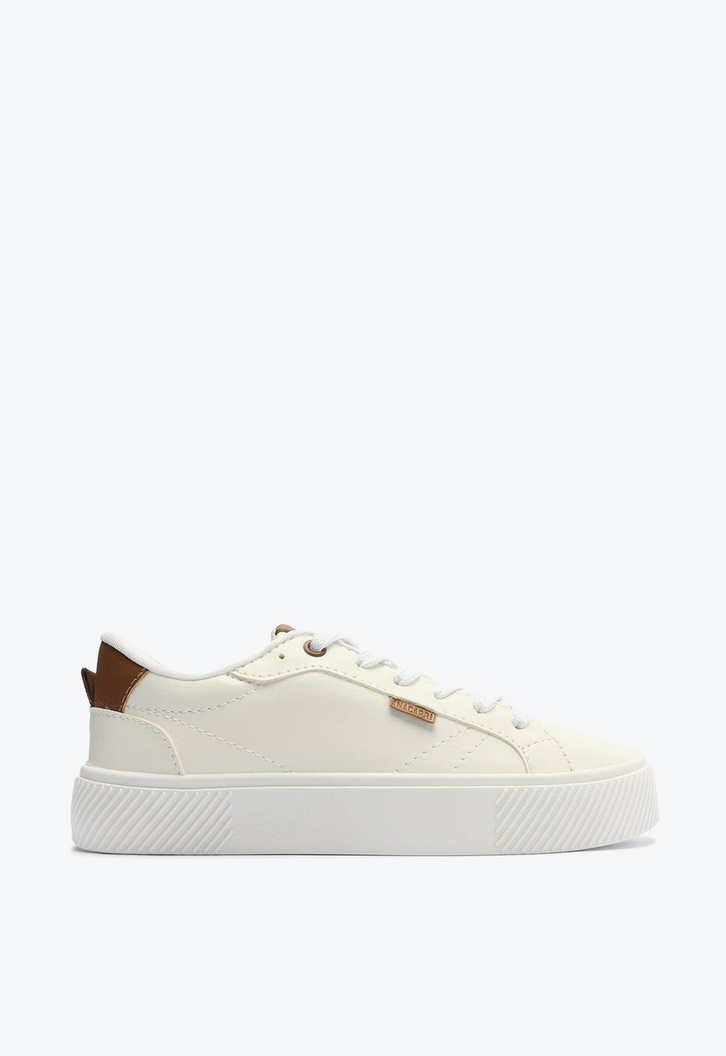 Tenis shop flatform marrom