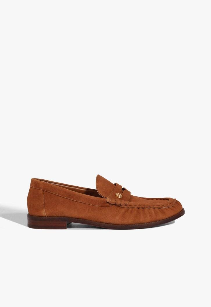 Mocassim Tyche Nobuck Marrom Claro | ZZ MALL