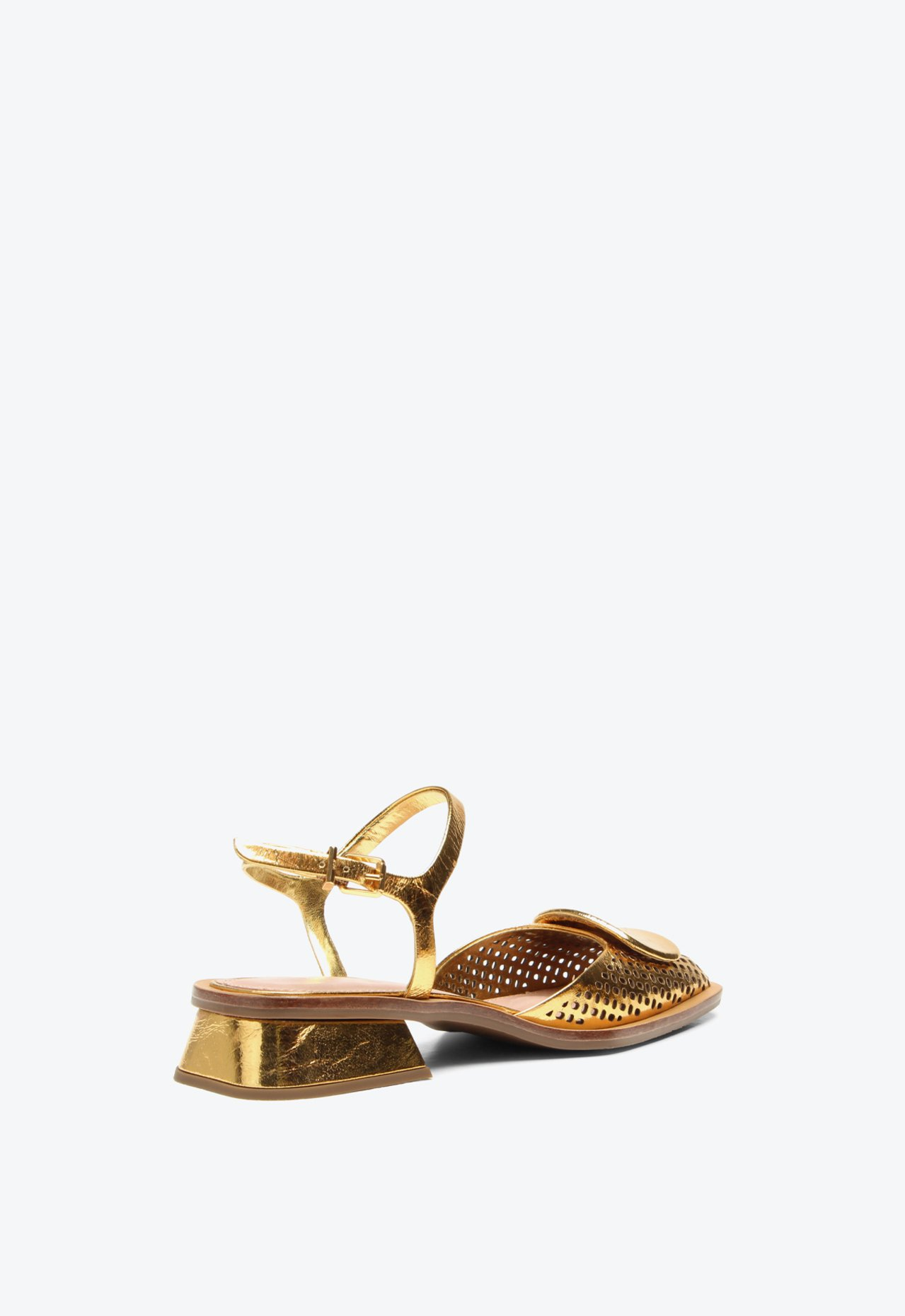 Slingback Colômbia Dourado | ZZ MALL