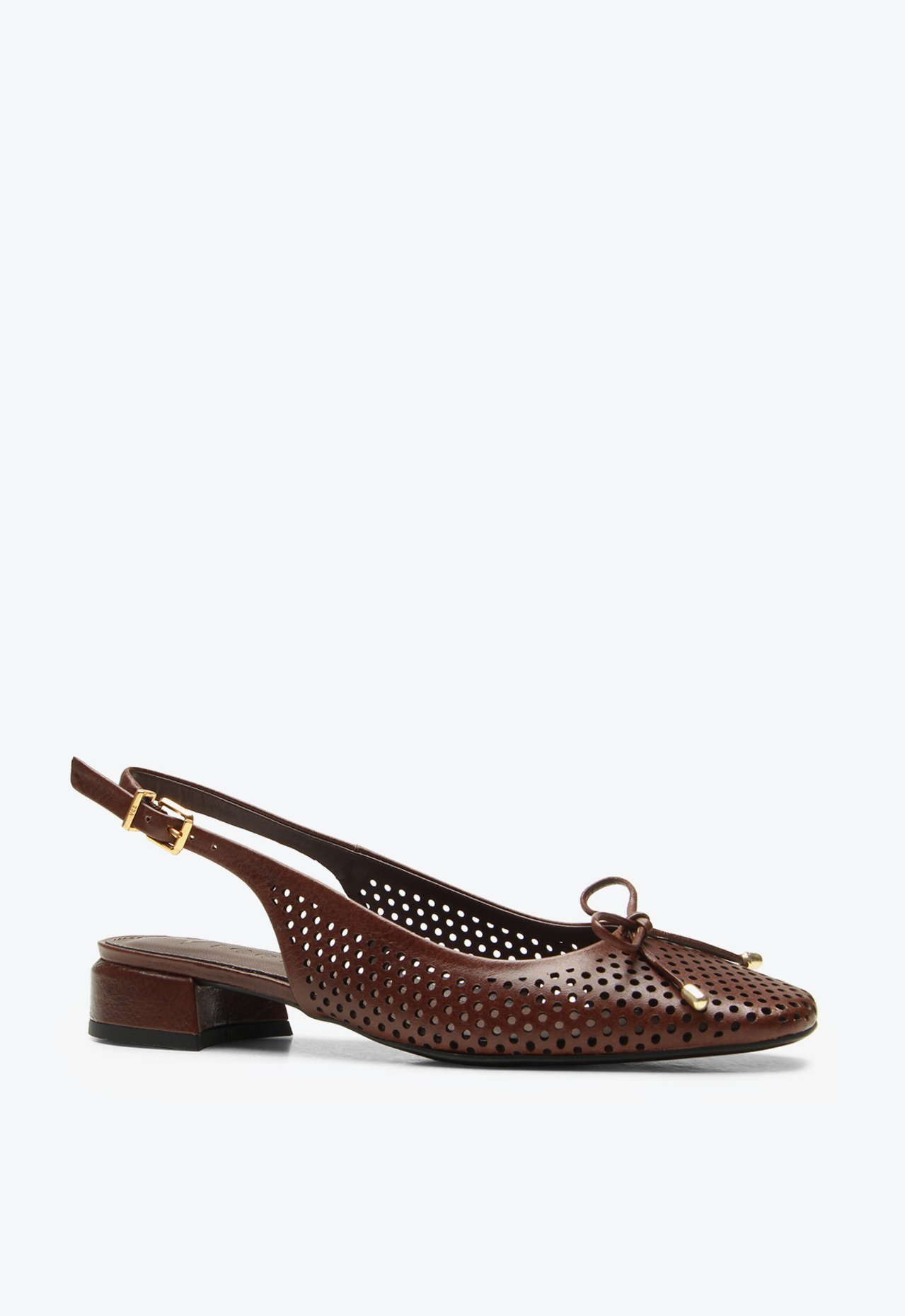 茶 bk Slingback Hagata Marrom | ZZ MALL