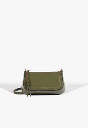 Bolsa Tiracolo Mini Tina Verniz Verde