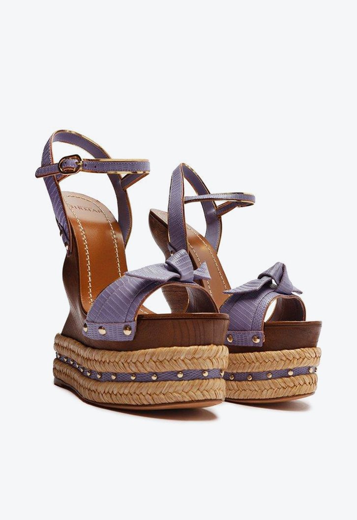 Clarita Wooden Sandal Viola