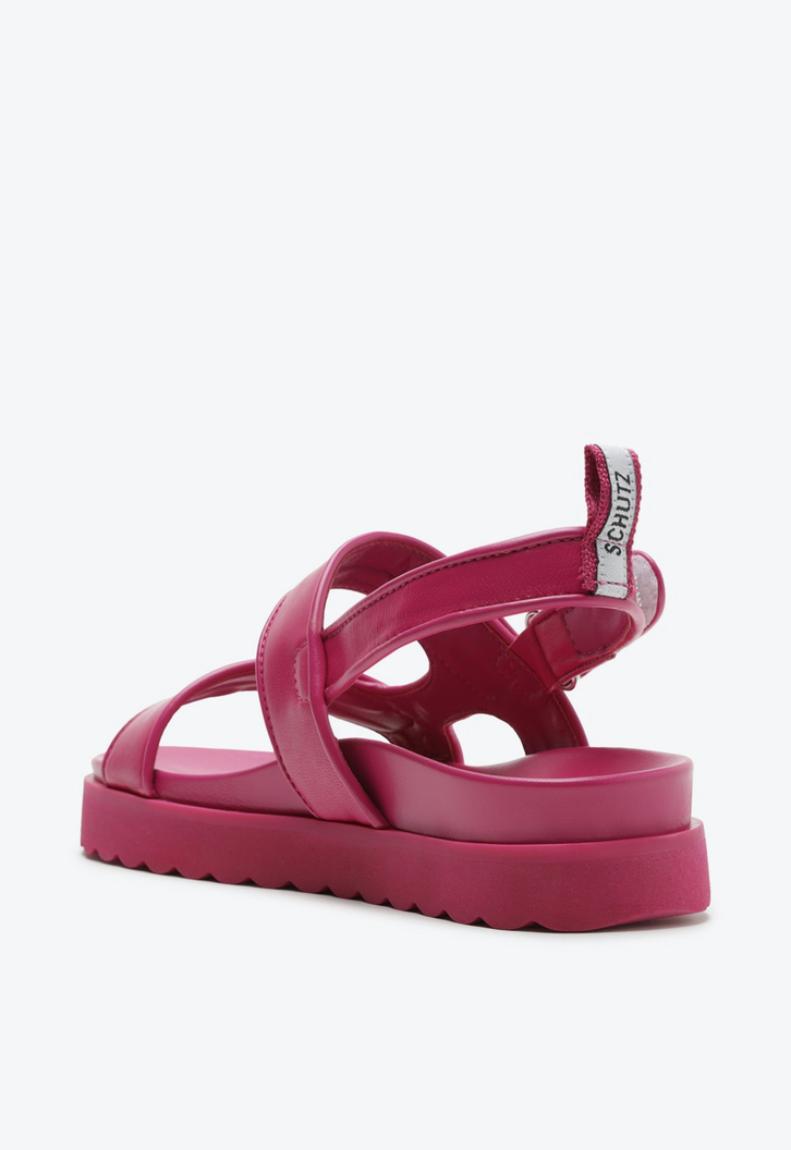 Sandália Papete Rosa Pink