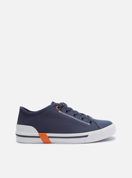 Tênis Azul Arezzo Lona Detalhe Lateral