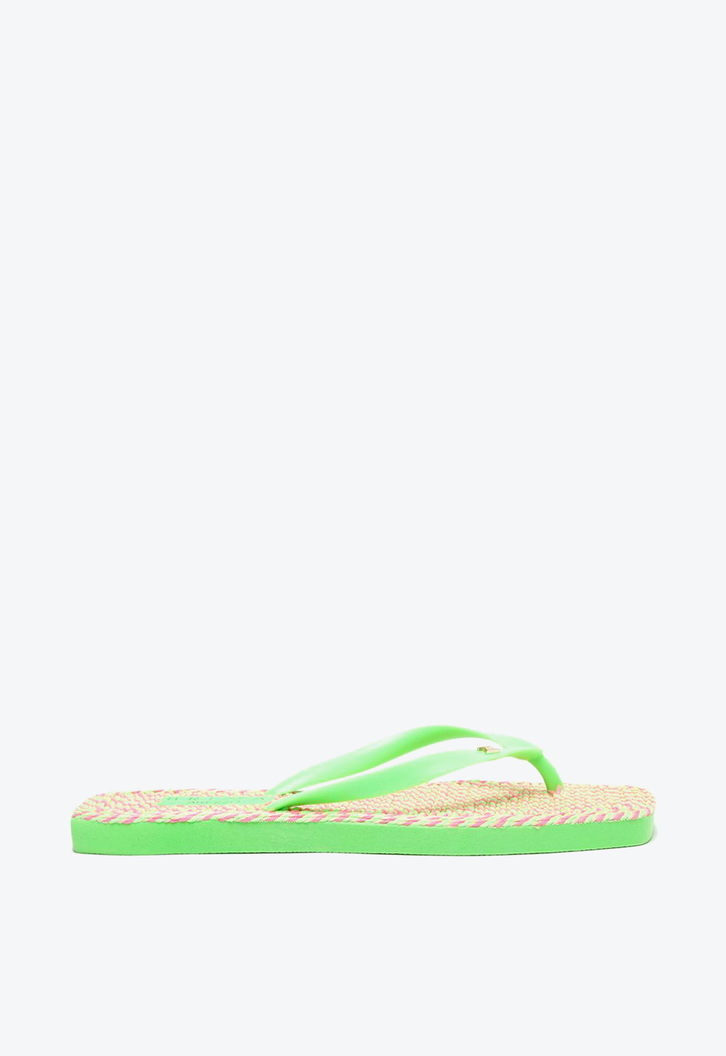 Chinelo De Dedo Verde Mint Fluo Brizza