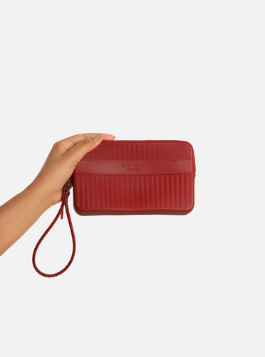 Clutch Vermelha Pequena Brizza | ZZ MALL