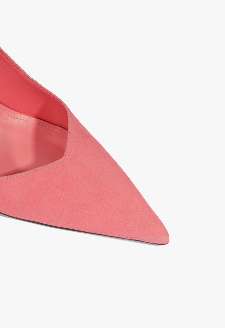 Scarpin Slingback Lexi Camurça Pink