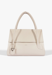 Bolsa tote triangle Couro Branca