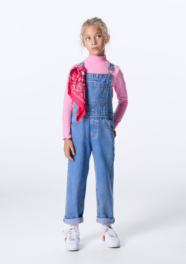 Jardineira Infantil Azul Hering Jeans