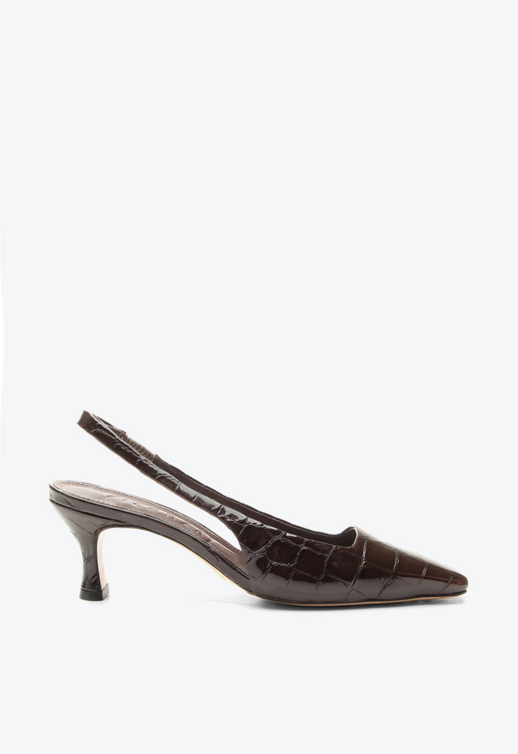 Slingback Bille Marrom