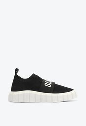 Tênis Preto Schutz Sem Cadarço Logomania Knit