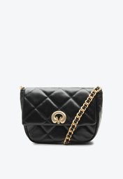 Bolsa Tiracolo Preto Vicenza Cristine Média
