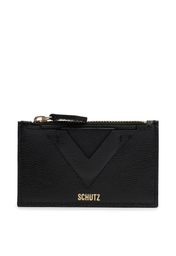 Porta-cartões Preto Schutz Ellie Couro