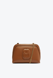Bolsa Tiracolo Marrom Schutz Pequena Kora Couro