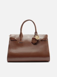 Bolsa Tote Marrom Arezzo Couro Grande