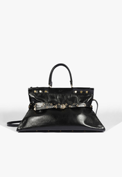 Bolsa Tote Preta Schutz Grande Moss Couro