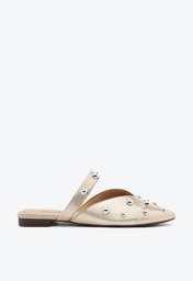 Mule Anacapri Maxi Tachas Com Tira Dourada
