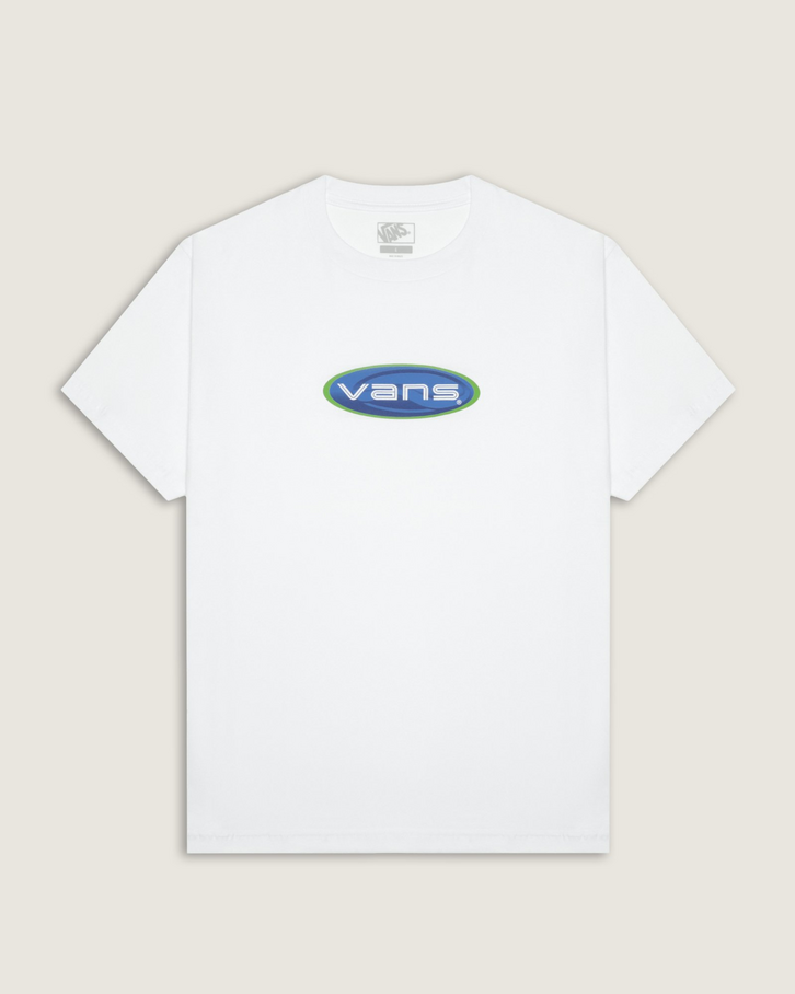 Camiseta Manga Curta Planet Vans White
