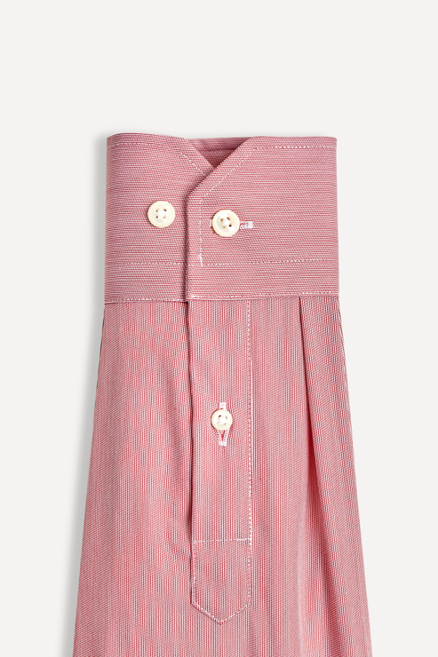 Camisa Rosa Oficina Reserva Listrada Paris Algodão Strech