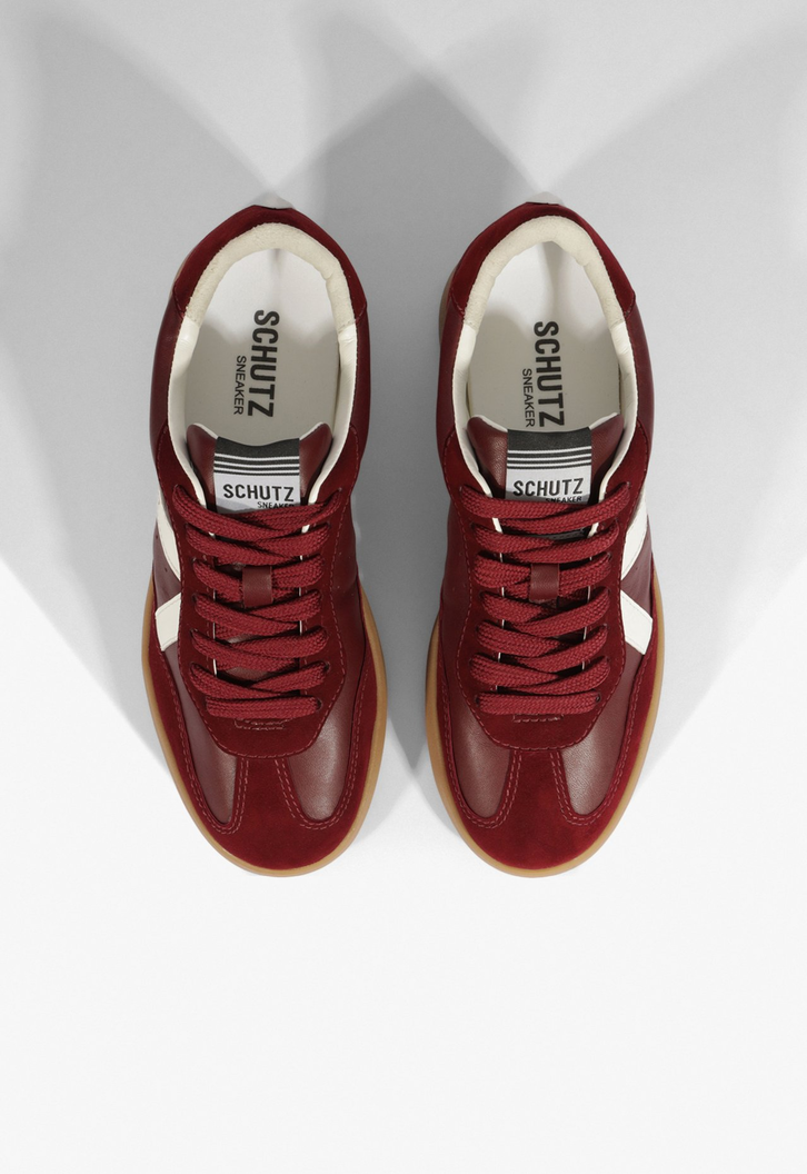 Tênis ST Couro Cherry Wine