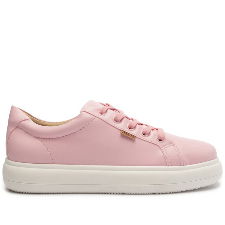 Tênis Anacapri Sola Alta Serrilhada Rosa