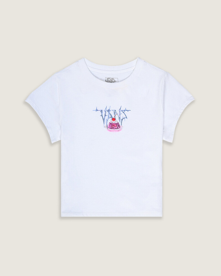 Camiseta Manga Curta Sweet Talk Ss Baby Tee White