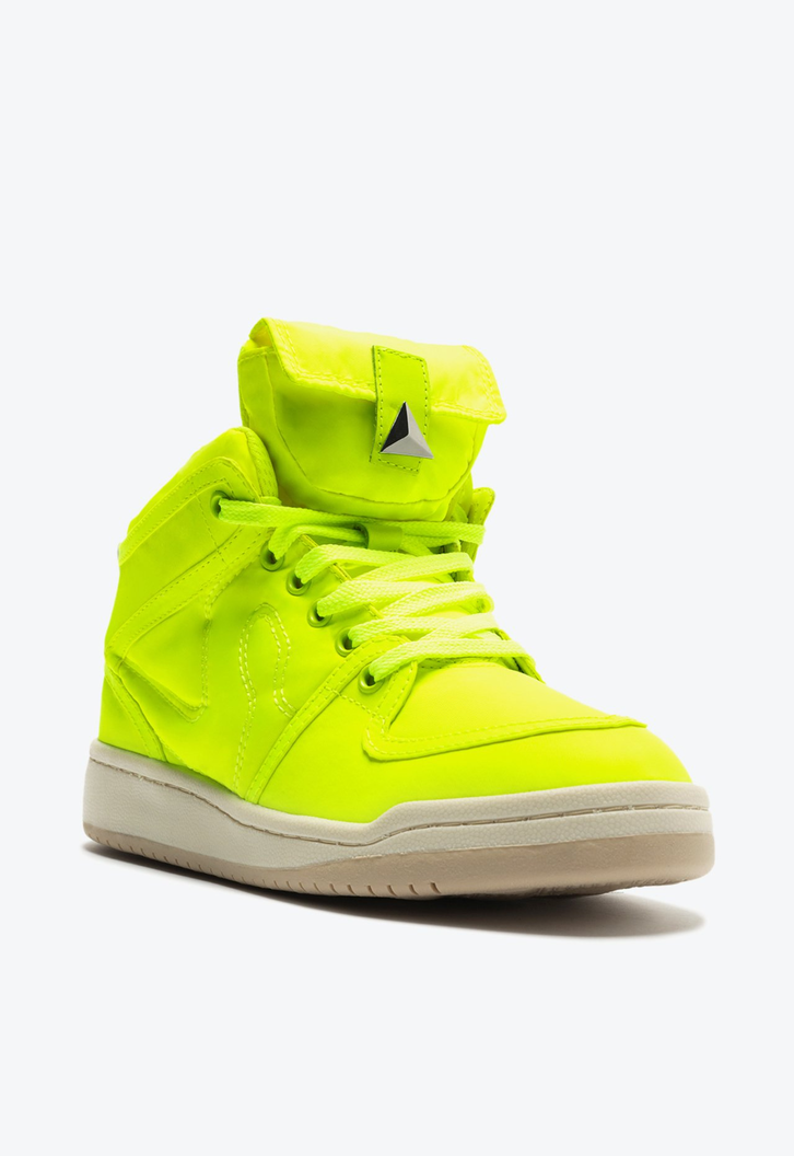 Tenis cano alto chicago amarelo