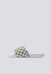 Chinelo Slide-On Checkerboard Sage