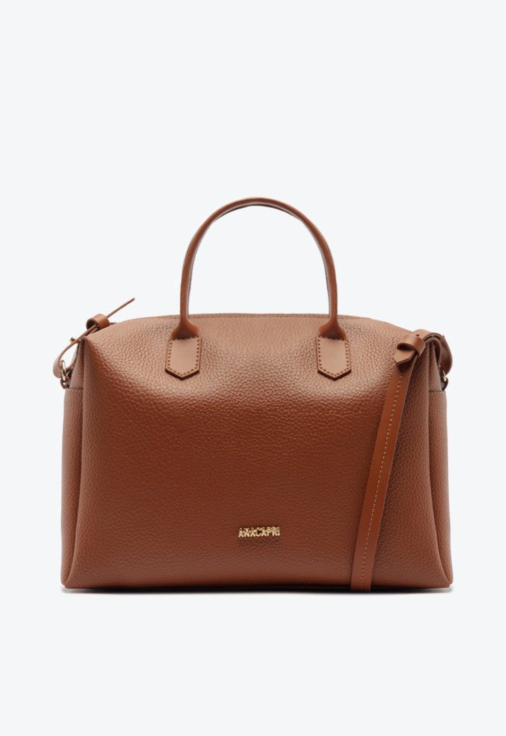 Bolsa Tote Média Arredondada Marrom