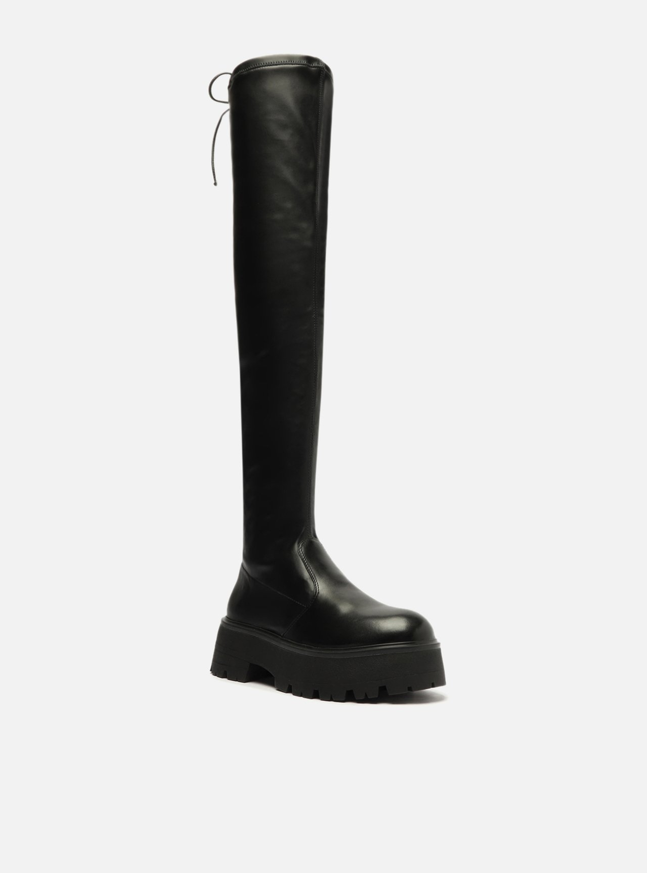 あ Bota Preta Arezzo Over The Knee Tratorada | ZZ MALL