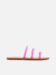 Rasteira Arezzo Tiras Rosa