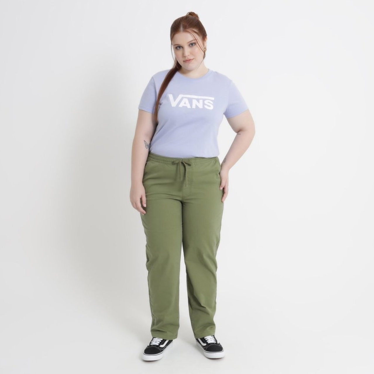 Calça Range Relaxed Loden Green White | ZZ MALL