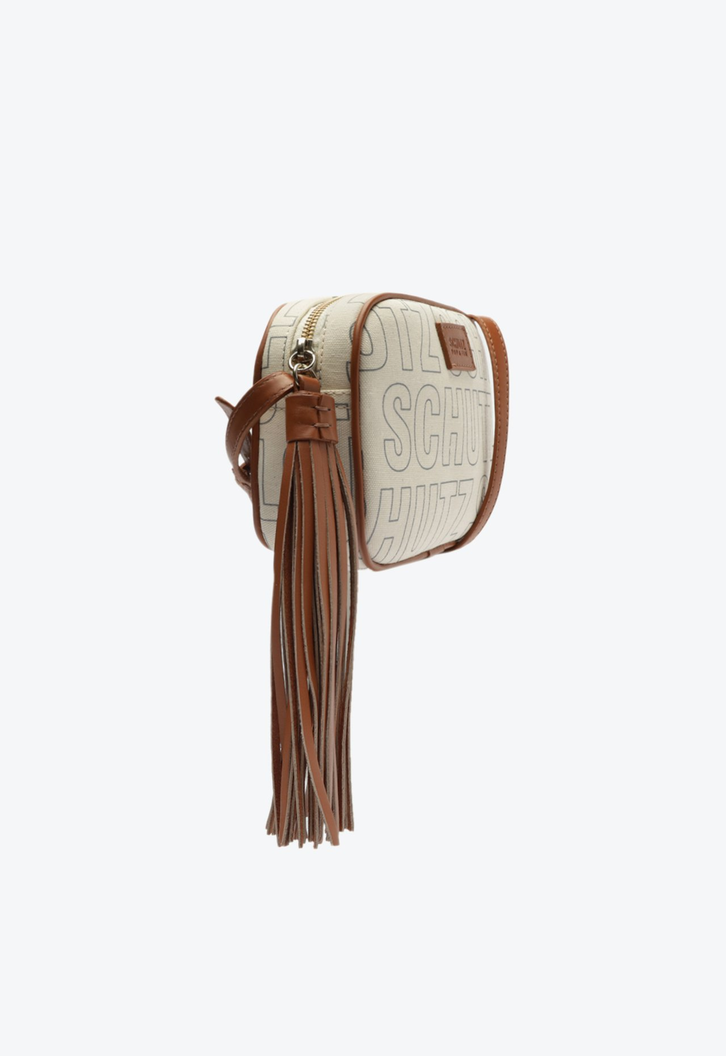 Bolsa Tiracolo Marrom Schutz Pequena Guilhermina Cru
